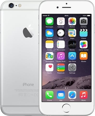 Apple iPhone 6 128GB Silver, Unlocked B iphone6 シルバー128GB